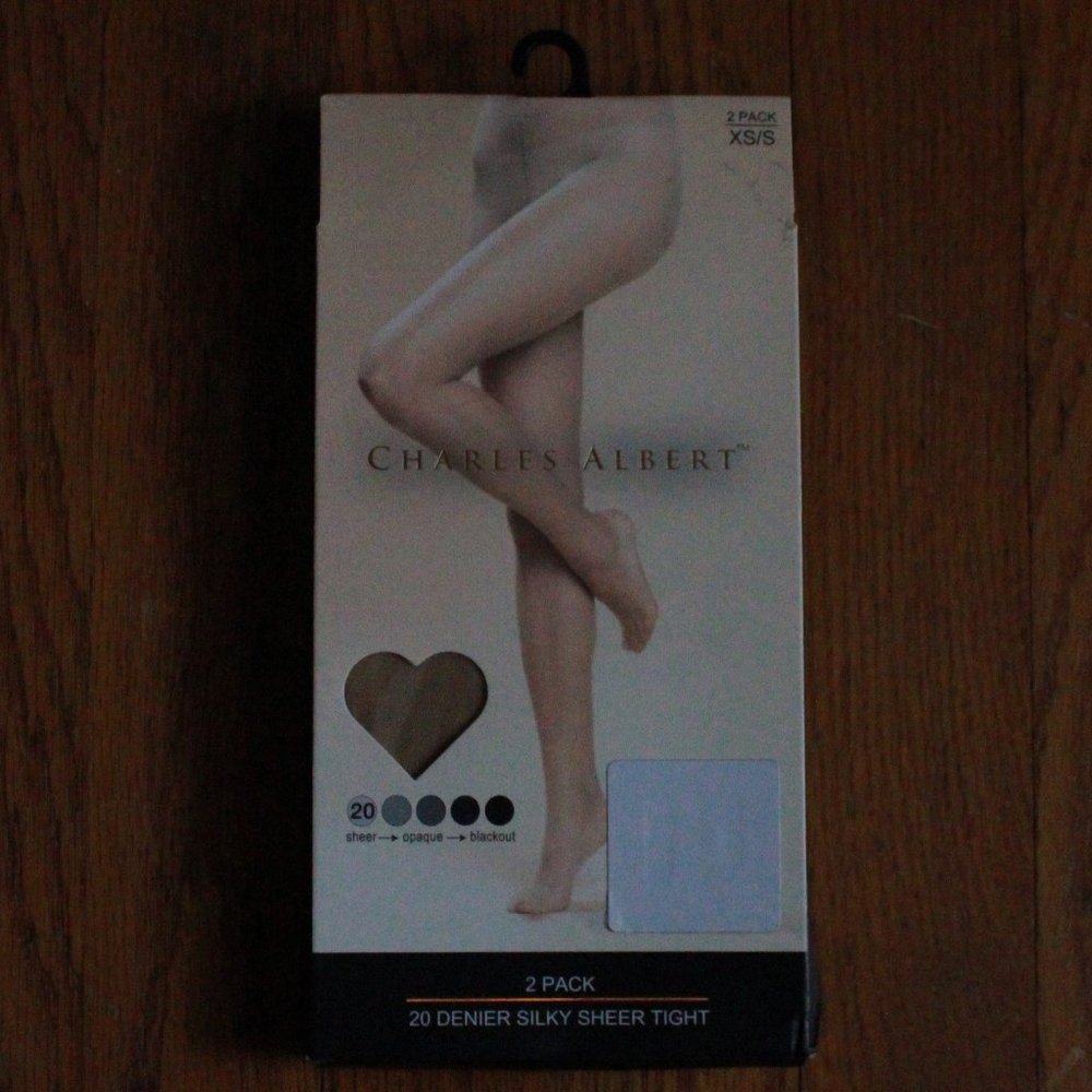 Charles Albert 2pk 20 Denier Silky Sheer Tights